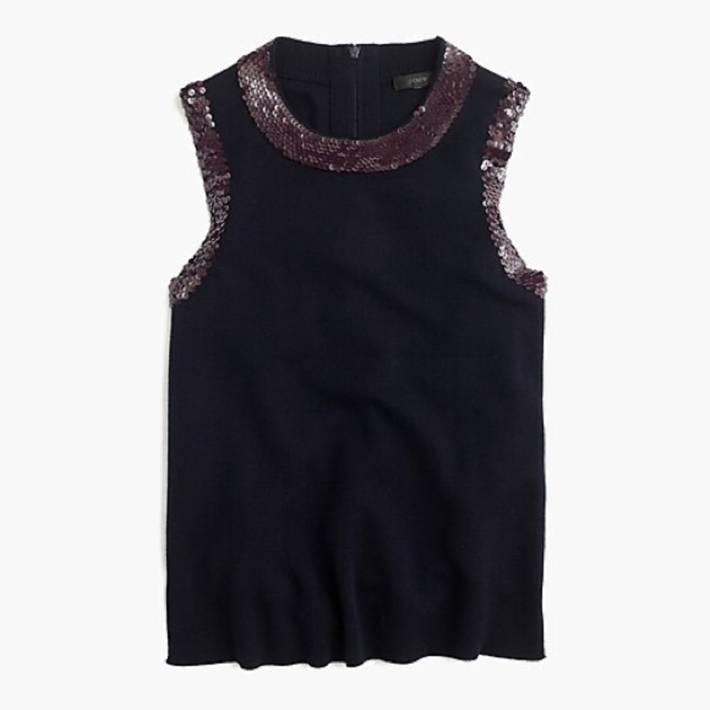 J Crew merino sweater tank